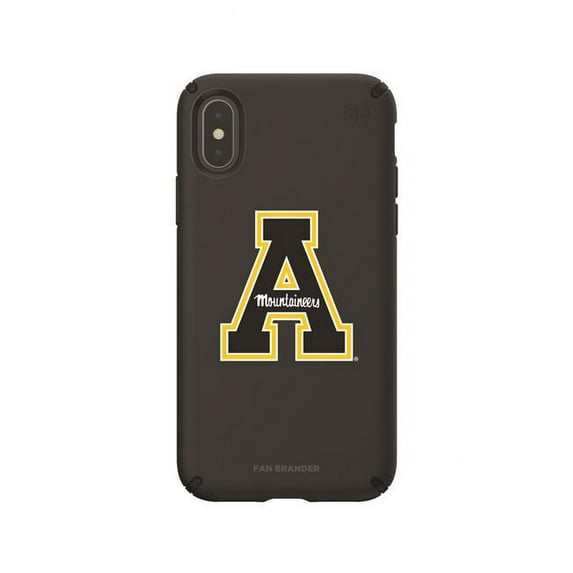 Speck IPH-XXS-BK-PRE-APS-D101 Black Presidio Pro Case with Appalachian State Mountaineers Primary Mark Design for iPhone XS & X