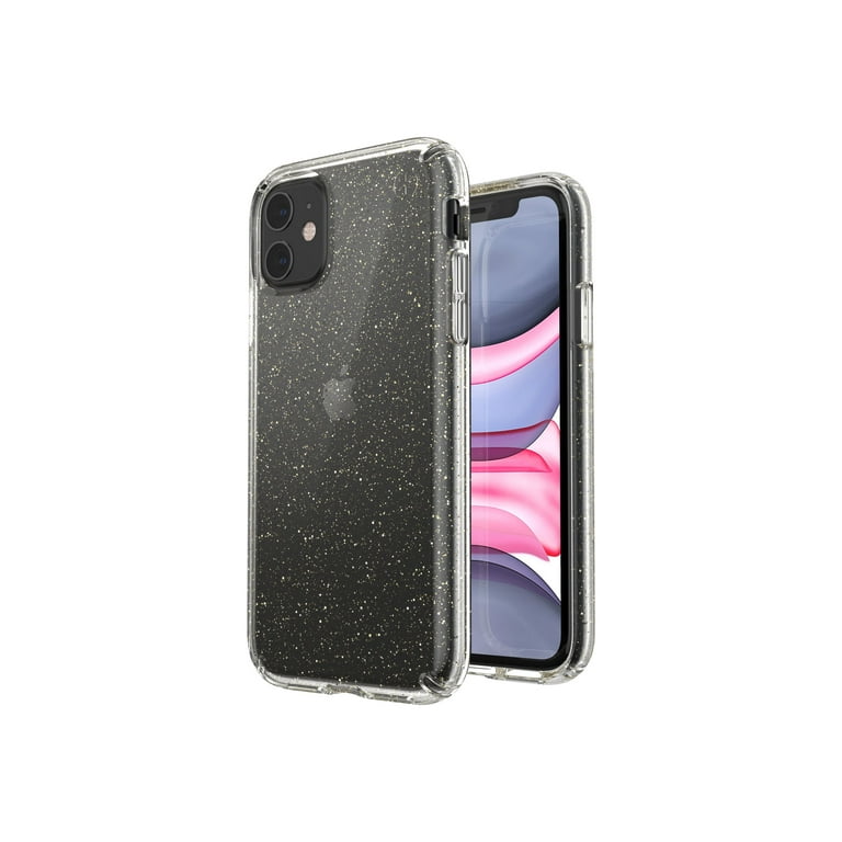 Clear glitter iphone 11 case discount