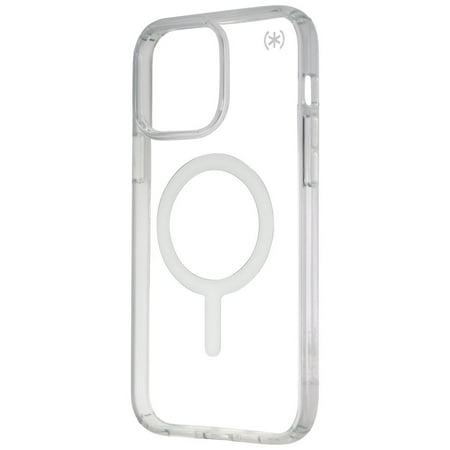 Speck - Presidio Perfect-Clear with MagSafe Hard Shell Case for iPhone 13 Pro Max & iPhone 12 Pro Max - Clear