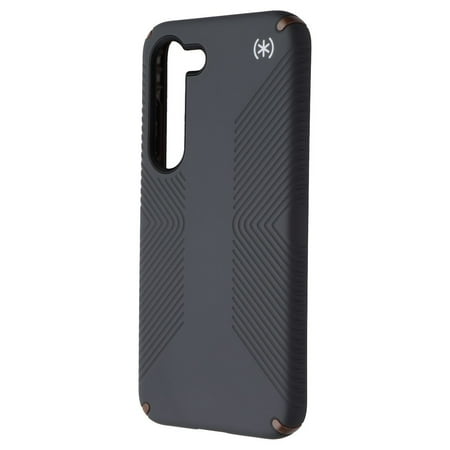 Speck - Presidio2 Grip Case for Samsung Galaxy S23 - Charcoal Grey/Cool Bronze/White
