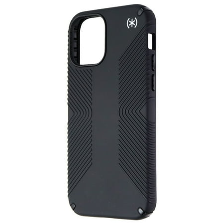 Speck - Presidio2 Grip Case for Apple® iPhone® 12/12 Pro - Black/Black/White