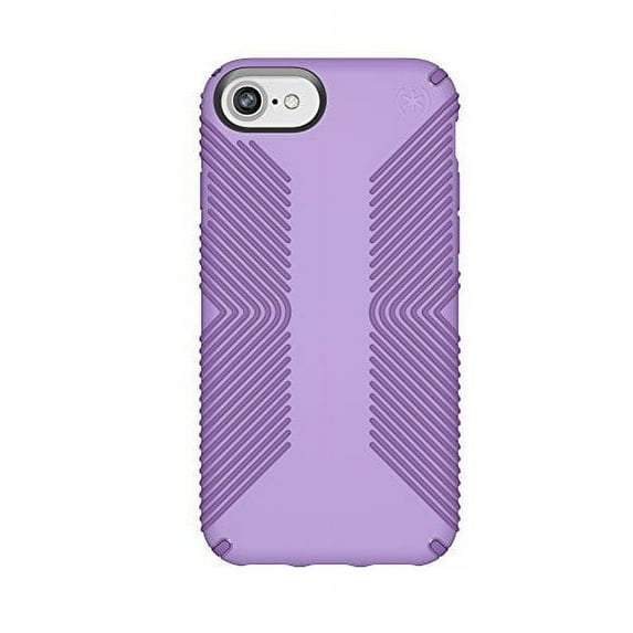 Speck Presidio Grip iPhone 8 - Protective case back cover for cell phone - polycarbonate, IMPACTIUM - aster purple, heliotrope purple