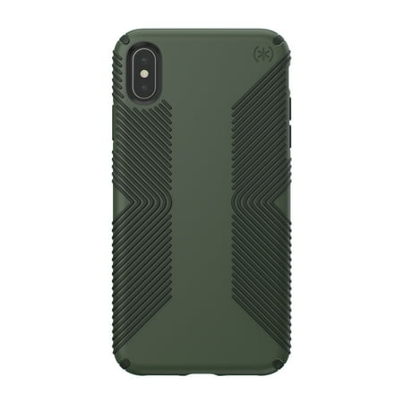 Speck - Presidio Grip Modular Case for Apple® iPhone® XS Max - Dusty Green/Brunswick Black