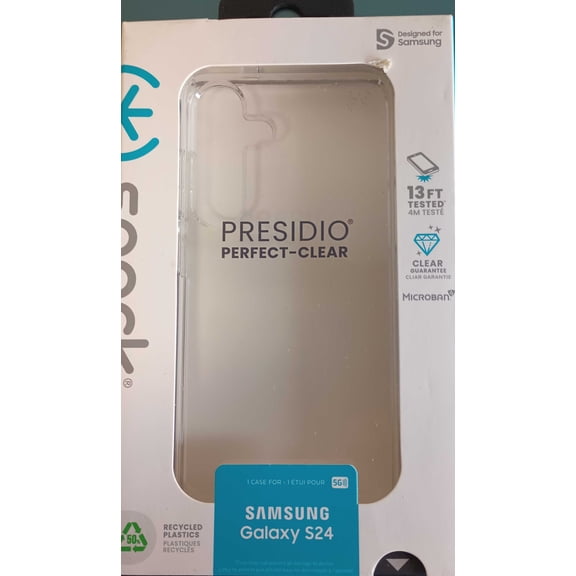 Speck Presidio Perfect Clear Case - Samsung Galaxy S24