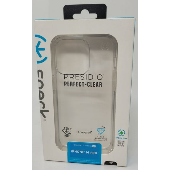 Speck Presidio Perfect-Clear Case For iPhone 14 Pro 6.1" 2022, Clear
