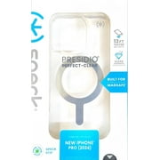 Speck Presidio Perfect-Clear Chrome MagSafe for Apple iPhone 16 Pro Case