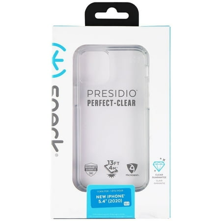 Speck - Presidio Perfect-Clear Case for Apple® iPhone® 12 Mini - Clear/Clear