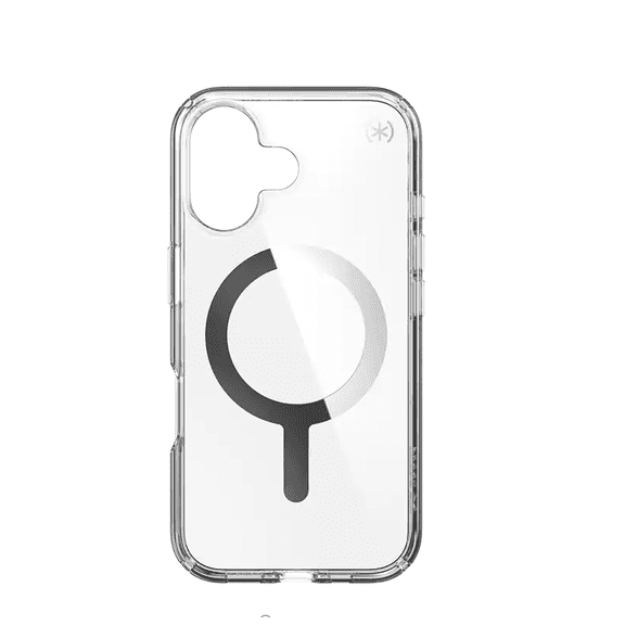 Speck Presidio Perfect-Clear with Chrome MagSafe Case - iPhone 16 Brand New!
