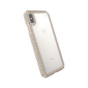 Speck Presidio V-Grip Case for iPhone Xs Max - Clear/Gold