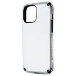 Speck Products Presidio2 Armor Cloud iPhone 12 Pro Max Case, Clear/Black/White Hot/Black/Black (138497-9254)