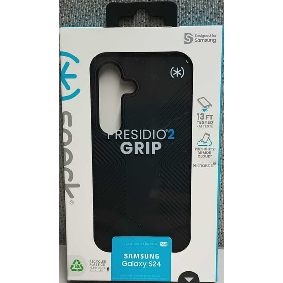 Speck Presidio 2 Grip Series Case for Samsung Galaxy S24 - Black