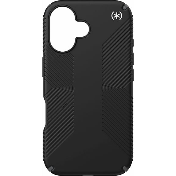 Speck Presidio2 Grip with MagSafe Black Case - iPhone 16