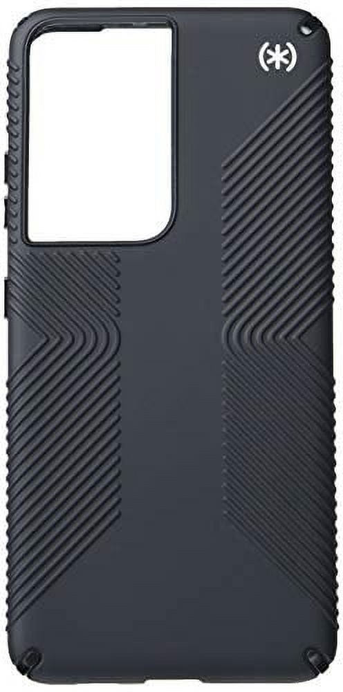 Speck Products Presidio2 Grip Samsung Galaxy S21 Ultra 5G Case, Black/Black/White