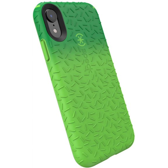 Speck Products iPhone XR Case, CandyShell Fit, Forest Green Ombre Slime Green