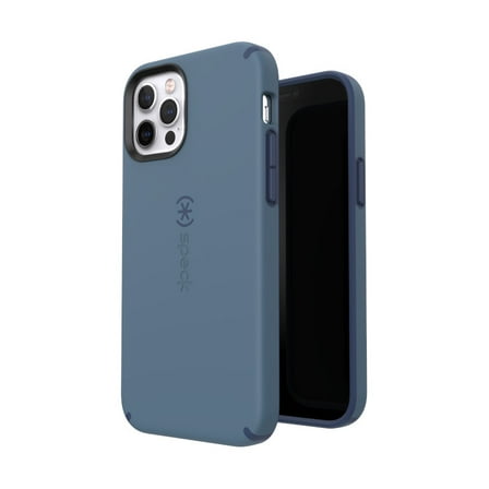 Speck Slim Pocket Friendly Dual-Layer Cell Phone Case for iPhone 13 PRO iPhone 12 & Pro, NAVY