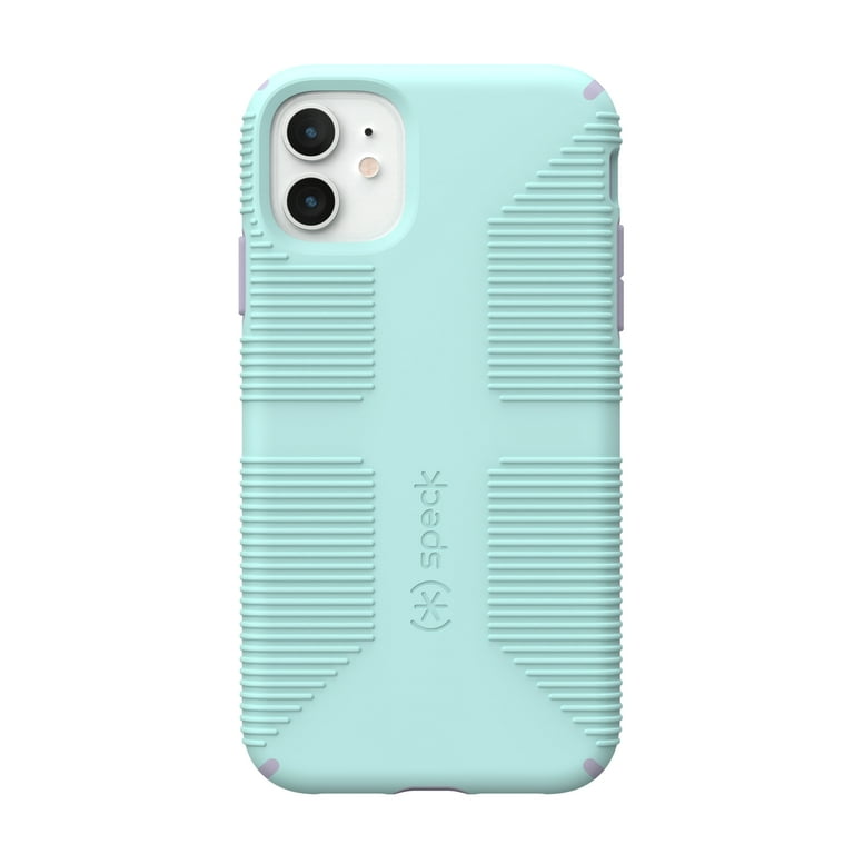 Speck iPhone 11 iPhone XR Candyshell Grip phone case in Cyan and Lilac Walmart