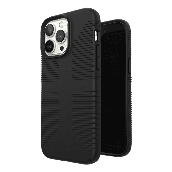 Speck GemShell Grip Back Cover Cell Phone Case for Apple iPhone 14 Pro Max, Black