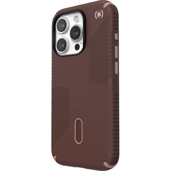 Speck iPhone 15 Pro Case-Presidio2 Grip-ClickLock-MagSafe-6.1 Inch Phone Case-New Planet/Clay Tan/Warm Sand