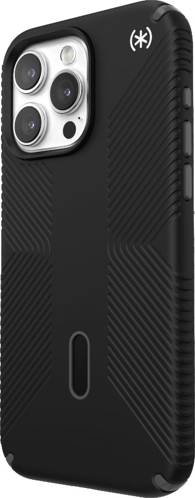 Speck iPhone 15 Pro Max Case-Presidio2 Grip-ClickLock-MagSafe-6.7 Inch Phone Case-Black/Slate Grey/White