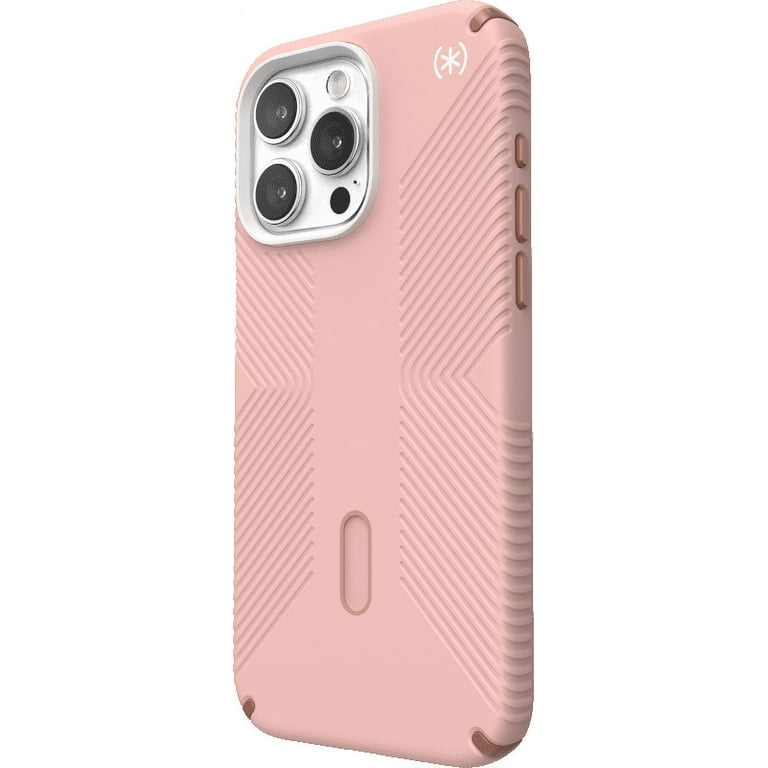 Speck Presidio2 Grip MagSafe iPhone 15 Plus Cases Nimbus Pink/Dahlia Pink
