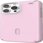 Speck iPhone 15 Pro Max Case - ClickLock No-Slip Interlock, Built for MagSafe, Drop Protection - Soft Touch 6.7 Inch Phone Case - Presidio2 Pro Soft Lilac/Carnation Petal/Rouge Pink