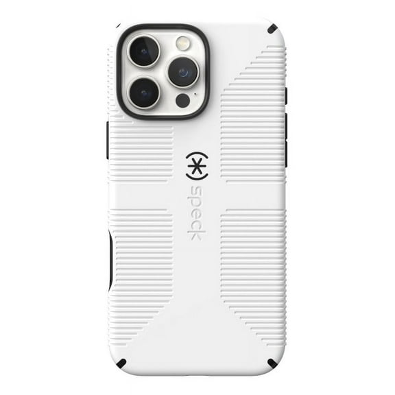 Speck iPhone 16 Pro Max CandyShell Grip with MagSafe in White and Black