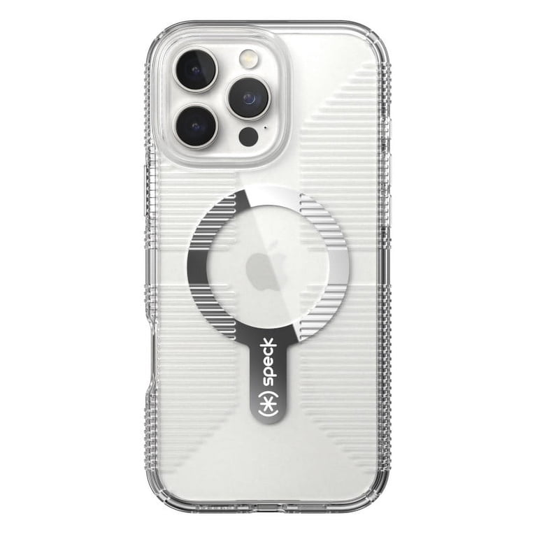 Speck GemShell Grip with MagSafe for iPhone 16 Pro Max Clear, Slim
