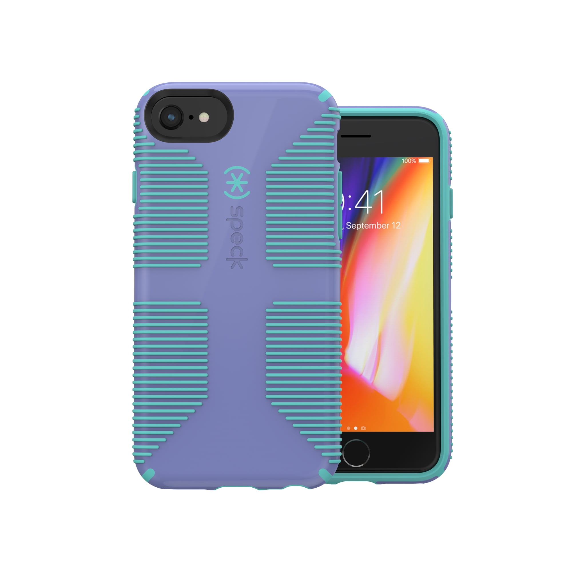 Speck iPhone 8, 7 \u0026 6S Candyshell Grip Case, Blue \u0026 Purple