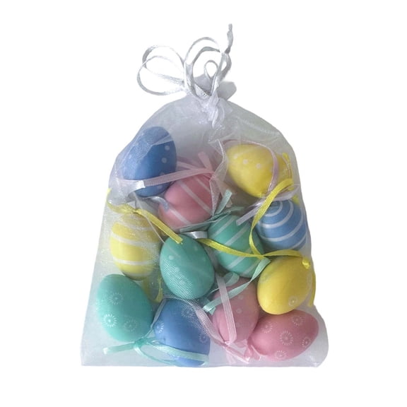 Speckled Easter Eggs, 12Pcs Plastic Easter Eggs for Decoration, Easter Basket Stuffers for Party, Spring Home Table Centerpiece Fillers, DIY Craft Supplies for Egg Hunt Fun