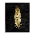 thumbnail image 1 of Speckled Feather on Black Black Framed Giclee Art, design by Kim Allen, 1 of 9