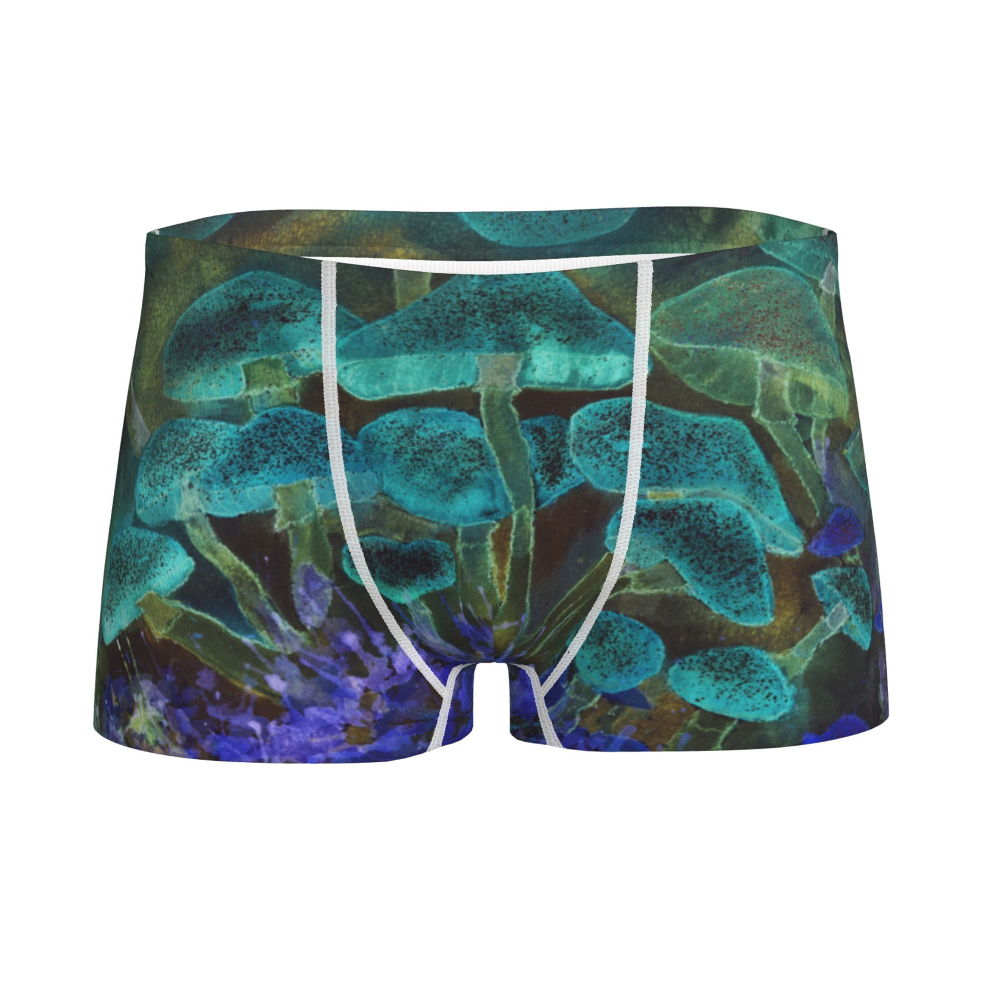 Speckled Fluorescent Mushroom Boys'100 Cotton Boxer Brief Soft