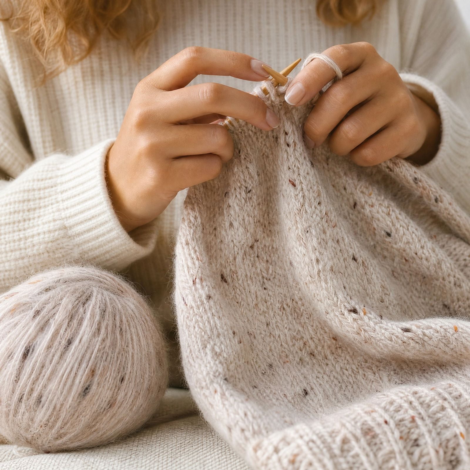 Speckled Knitting Yarn WYBXZ Color Dot Crochet Yarn Ball with Soft ...