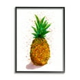 thumbnail image 1 of Speckled Pineapple Tropical Fruit Food & Beverage Graphic Art Black Framed Art Print Wall Art, 1 of 7