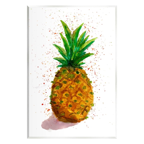 Speckled Pineapple Tropical Fruit Food & Beverage Graphic Art Unframed Art Print Wall Art