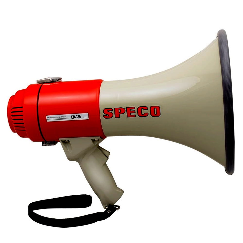 Speco Technologies Megaphone,14-1/4 In.,Siren ER370