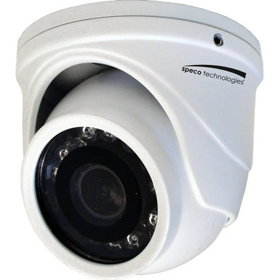 4MP HD-TVI Mini Turret IR Camera, 2.9mm fixed lens, White Housing
