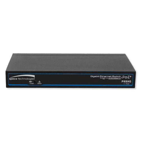 Speco P8S9G 9-Port Gigabit Network Switch