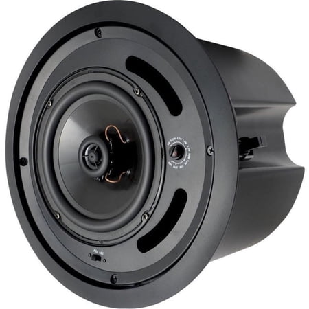 MA Series 6.5" 70/25V Commercial ABS Plastic Back Can Speakers, Black Housing