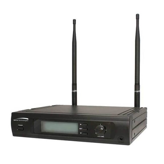 Speco Technologies Microphone Receiver,Wireless,LCD MUHF101