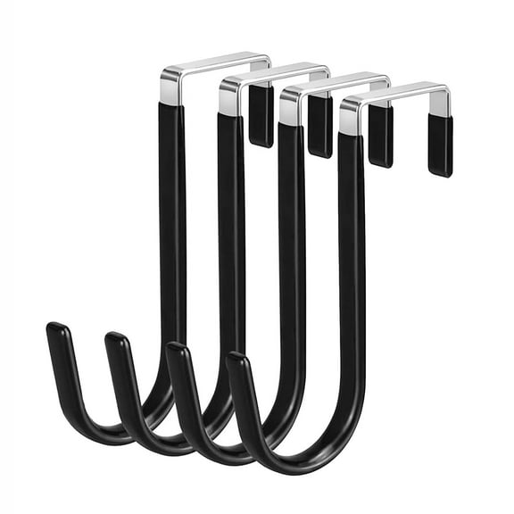 Specollect 1 Pcs 4pcs Stainless Steel Wreath Hooks No Drill Installation Adjustable Door Hanger for Holiday Decor Kitchen Storage Organizer