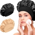 thumbnail image 1 of Specollect 1 Pcs Adjustable Sleep Hat for Women with Adjustable Bow Design, Nighttime Hair Protection for Curly Natural Hair, Satin Bonnet for Sleeping and Daily Use, 1 of 8