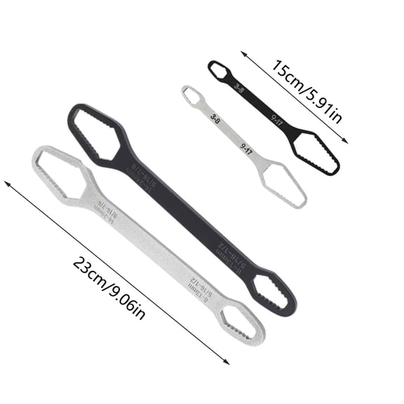 Specollect 1 Pcs Adjustable Wrench Set for Plumbing and Automotive Repair, Multifunctional Sink Tool Kit with Torque Wrenches