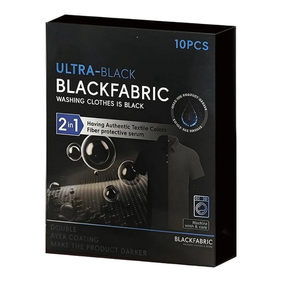 Specollect 1 Pcs Black Fabric Dye Sheets Restore Faded Black Clothing Color Protector for Wash Darkening Shirts Jeans