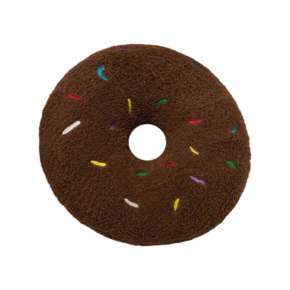 Specollect 1 Pcs Donut Pillows Round Decorative Throw Cushion Soft Cozy Lovely Accent Pillow For Couch Bedroom Chair