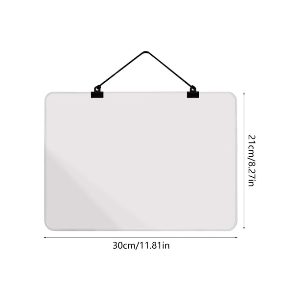 Specollect 1 Pcs Double Sided Magnetic Whiteboard Memo Board for Office Home School, Dry Erase Message Board with Magnet, Wall Mounted Writing Display 0
