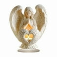thumbnail image 1 of Specollect 1 Pcs Elegant White Heart 2D Acrylic Angel Statue, Easter Decoration for Home, Garden, Wedding, Baptism, Festive Gift of Hope and Faith, 1 of 4