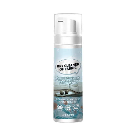 Specollect 1 Pcs Foam Cleaner Spray Waterless Stain Remover for Mats Curtains Sofas Clothes Fabric Upholstery Carpet Quick Drying Color Safe Travel Size Portable 100ml