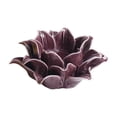 thumbnail image 1 of Specollect 1 Pcs Hand Sculpted Ceramic Flower Candle Holders for Candlelight Dinner Festive Home Decor Ornament Tabletop Candle Decor, 1 of 9
