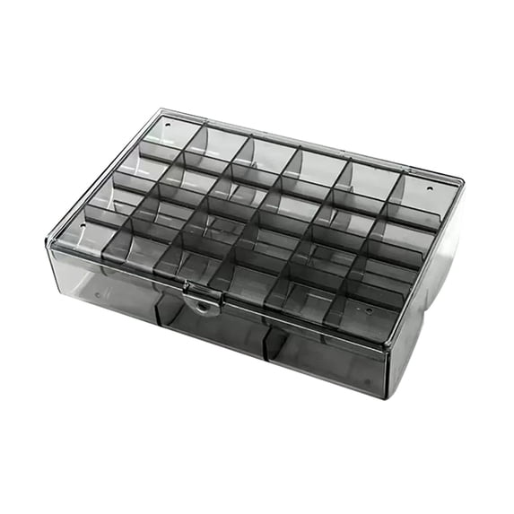Specollect 1 Pcs Jewelry Organizer Box with Clear Display, Anti-Tarnish Storage Case for Earrings Necklaces, Stackable Travel Jewelry Case for Dresser Vanity