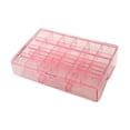 thumbnail image 1 of Specollect 1 Pcs Jewelry Organizer Box with Clear Display, Anti-Tarnish Storage Case for Earrings Necklaces, Stackable Travel Jewelry Case for Dresser Vanity, 1 of 8